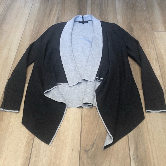 Romeo & Juliet Couture Sweaters - {Romeo & Juliet} Open Front 2 Tone Cardigan